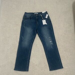 kancan high rise slim straight fit - never worn